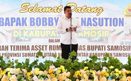 Gubsu Bobby Nasution Minta Dukungan Pemerintah dan Masyarakat Samosir terkait Revalidasi Geopark oleh UNESCO