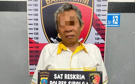 Pria Lansia Diduga Terlibat Perjudian Tebak Angka Diamankan Polres Sibolga