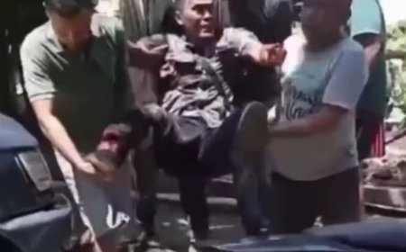 Pria di Langkat Bacok Polisi saat Akan Diamankan