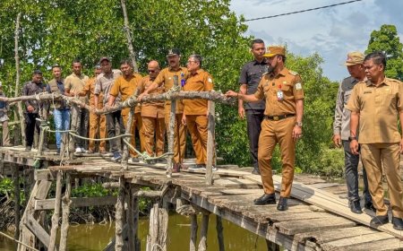 Bupati Aceh Timur Prioritaskan Pembangunan Dua Jembatan Rusak di Peureulak
