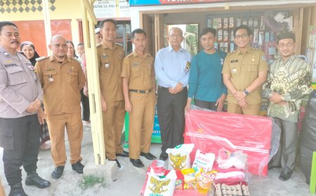 Serahkan Bantuan Korban Kebakaran, Ini Pesan Wawako Binjai Hasanul Jihadi