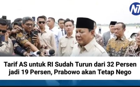 Tarif AS untuk RI Sudah Turun dari 32 Persen jadi 19 Persen, Prabowo akan Tetap Nego