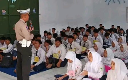 Operasi Patuh Candi 2025, Satlantas Polres Pemalang Sambangi SMAMDA Tanamkan Budaya Disiplin Berlalulintas
