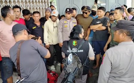 Warga Jalan Aluminium Tolak Eksekusi Lahan Tanah
