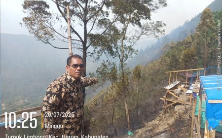 Karhutla Samosir, Begini Penampakan Warung Milik Warga Usai Terbakar