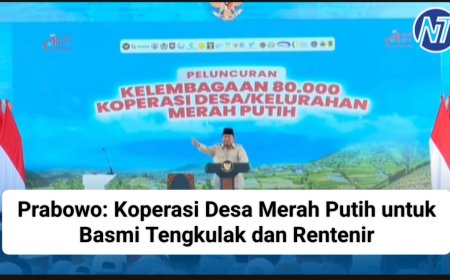 Prabowo: Koperasi Desa Merah Putih untuk Basmi Tengkulak dan Rentenir
