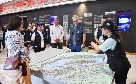 Asesor Tinjau Pusat Informasi Toba Caldera UNESCO Global Geopark Sigulati, Sebagai Kunjungan Revalidasi Terkahir di Samosir