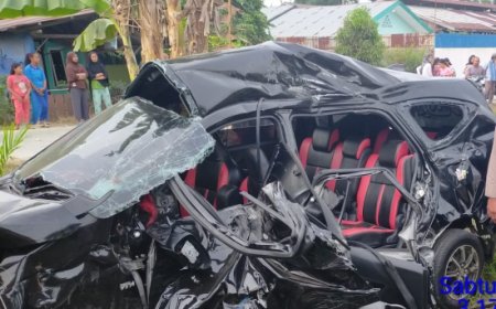 Kisaran Express Tabrak Calya di Perlintasan Tanpa Palang, 3 Tewas dan 7 Luka-luka