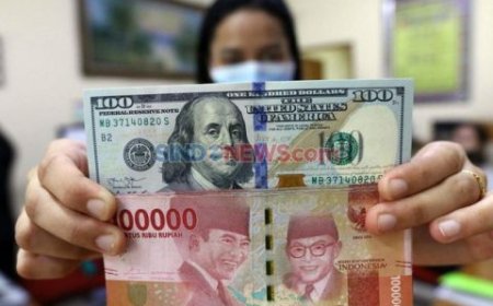 Nilai Tukar Rupiah Ditutup Melemah 0,06% Bertengger di Level Rp16.290 Per Dolar AS