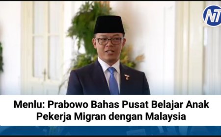 Menlu: Prabowo Bahas Pusat Belajar Anak Pekerja Migran dengan Malaysia
