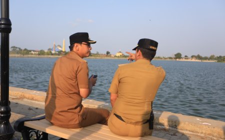 Rico Waas Minta Kawasan Kolam Retensi Martubung Dijaga dan Dirawat dengan Baik