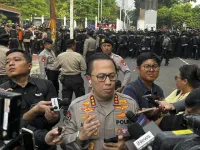 Polisi Larang Live TikTok demi Gift saat Demo Buruh di DPR