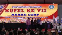 Hadir di Mupel Ke VII Mamre GBKP,  Wapres Ingatkan Peserta untuk Jaga Ketertiban