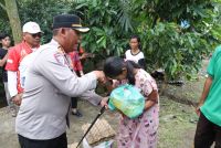 Kapolres dan Forkopimda Simalungun Salurkan Bantuan untuk Korban Angin Puting Beliung