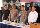 Polres Pakpak Bharat Komitmen Berantas Narkoba, Amankan 4 Kg Ganja dari Kurir