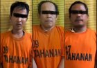 3 Pelaku Narkoba Jaringan Antarkota Diringkus Polisi, Ratusan Gram Sabu Disita Sebagai Barang Bukti