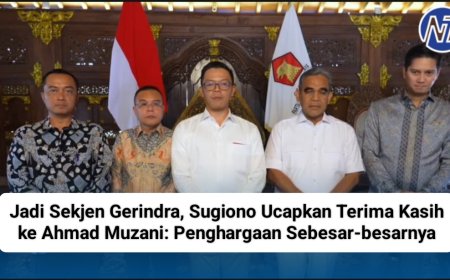 Jadi Sekjen Gerindra, Sugiono Ucapkan Terima Kasih ke Ahmad Muzani: Penghargaan Sebesar-besarnya