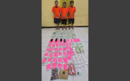 Gudang Narkotika Jaringan Internasional di Martubung Digerebek, Puluhan Ribu Butir Pil Ekstasi dan 26 Kg Sabu Disita