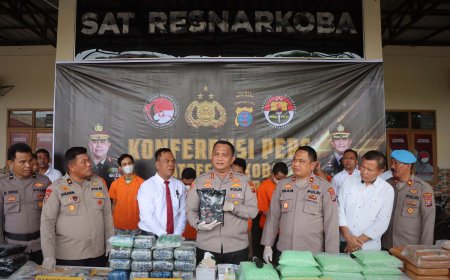 Puluhan Ribu Butir Pil Ekstasi dan Sabu Diamankan Polres Batubara: 6 Tersangka Diringkus