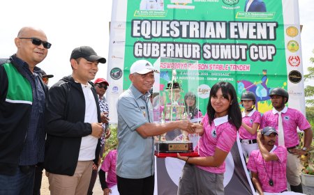 Surya Wakili Bobby Nasution Buka Equestrian Event Gubernur Sumut Cup 2025: Berkuda Bukan hanya Olahraga tapi Seni Menciptakan Harmoni antara Manusia dan Hewan