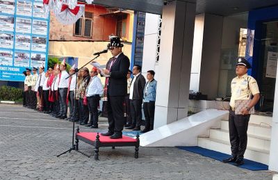 Jajaran BRI Padangsidimpuan Gelar Upacara HUT Ke-80 RI, Amanat Dirut Hery Gunardi Terus Perkuat Kemandirian Ekonomi Rakyat