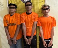 Tiga Pemuda Diciduk Satres Narkoba Polres Binjai Saat Edarkan Sabu di Binjai Utara