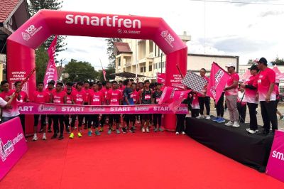 Perluas Area Layanan Data Smartfren XLSMART Meriahkan Aceh dengan Smartfren Fun Run 2025