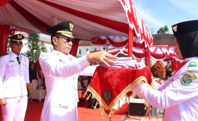 Bupati Tapsel Gus Irawan jadi Irup HUT Ke-80 Kemerdekaan RI, Ungkap Bangga Keberhasilan Pelajar Laksanakan Tugas Negara