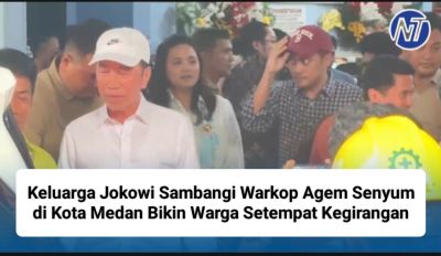 Keluarga Jokowi Sambangi Warkop Agem Senyum di Kota Medan Bikin Warga Setempat Kegirangan
