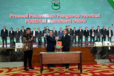 Ketum PP Pordasi Aryo PS Djojohadikusumo Resmi Lantik Pengprov Pordasi Sumut, Sampaikan Pesan Penting Presiden Prabowo
