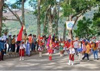 Ribuan Peserta Marching Band Memeriahkan HUT RI ke-80 di Samosir