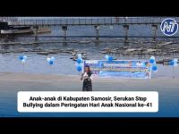 Video, Anak-anak di Kabupaten Samosir, Serukan Stop Bullying dalam Peringatan Hari Anak Nasional ke-41