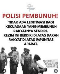 Aksi Kamisan Teriaki Polisi Dengan Kata-kata Ini hingga Posting Flayer Polisi Pembunuh!