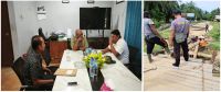PTPN IV Regional VI Kebun Julok Rayeuk Utara dan Regional 1 Kebun Julok Rayeuk Selatan Perbaiki Jembatan Pelita Sagoup Jaya