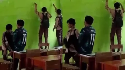 Viral Oknum Guru MTs Tendang Wajah Siswa