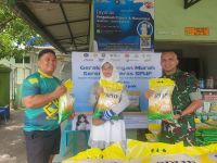 Hubdam I/BB Bersama Pengurus Persit Gelar Gerakan Pangan Murah: 1,5 Ton Beras SPHP Habis Terjual