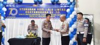 Hari Lalu Lintas ke-70, Sat Lantas Polres Binjai Gelar Syukuran Bersama Anak Yatim