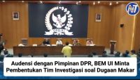 Audensi dengan Pimpinan DPR, BEM UI Minta Pembentukan Tim Investigasi soal Dugaan Makar