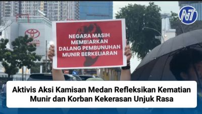 VIDEO Aktivis Aksi Kamisan Medan Refleksikan Kematian Munir dan Korban Kekerasan Unjuk Rasa