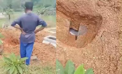 Astaga! Tali Kafan Hilang Usai Makam di Lampung Tengah Dibongkar