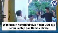Wanita dan Komplotannya Nekat Curi Tas Berisi Laptop dan Berkas Skripsi