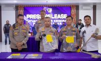 Belasan Anggota Geng Motor, Pelaku Kekerasan Anak dan Penambangan Ilegal Diringkus Polres Asahan