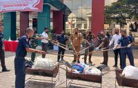 Kejari Aceh Timur Musnahkan Barang Bukti Periode ke 3 Tahun 2025