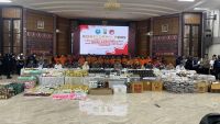 BNN RI - Polda Sumut Ungkap dan Musnahkan 1,7 Ton Narkotika Berbagai Jenis