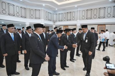 Bobby Nasution Lantik 177 Pejabat Administrator dan Pengawas Pemprov Sumut, Lihat Daftar Langkapnya