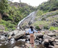 Pesona Air Terjun Sitapigagan Bonandolok Samosir, Sajikan Panorama Alam Sabana Hijau dan Lembah di Tepi Danau Toba
