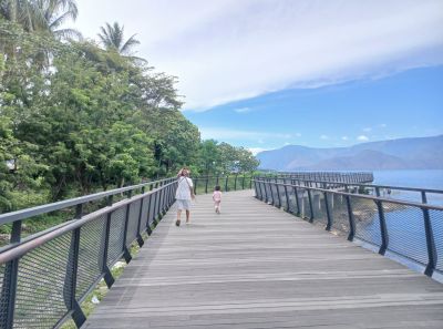 Warga Samosir Lega, Fasilitas Waterfroncity Sudah Diperbaiki