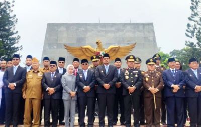 Kapolres Simalungun Dampingi Kapolda Upacara Hari Kesaktian Pancasila di Tugu Letda Sujono