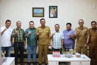 Bahas Pembangunan, Lintas Asosiasi Konstruksi di Madina Audiensi dengan Bupati