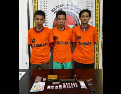 Tiga Pelaku Narkoba di Simalungun Diringkus Polisi